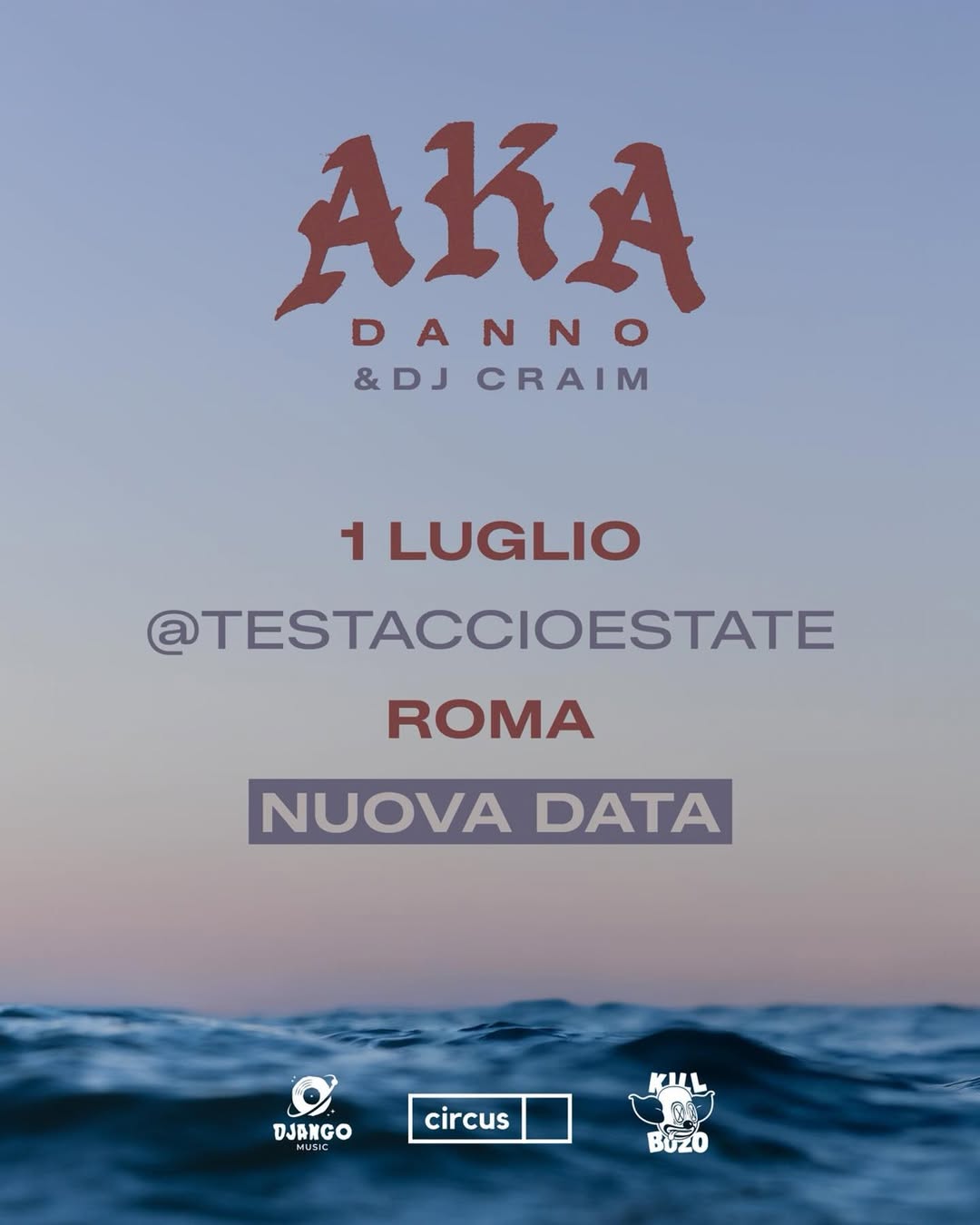Concerto danno a roma, eventi roma, musica dal vivo roma, live music roma, dj set roma, eventi roma oggi, estate eventi roma 2026, cosa fare a roma oggi, danno roma, colle der fomento roma , discoteca roma ,live official rome, i migliori eventi a roma