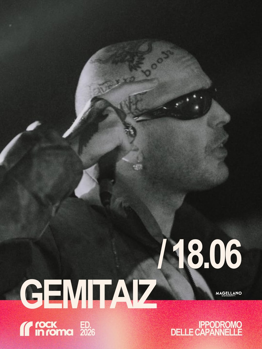 Concerto Gemitaiz Roma, Rock in roma 2026, Eventi Roma, musica dal vivo Roma, live music Roma, birreria roma, birra artigianale roma, vineria roma, aperitivo roma, discoteca roma, discoteche roma, eventi musica roma, cosa fare a roma oggi, eventi roma oggi, concerti roma , biglietti concerto roma, vita notturna roma, mangiare a roma,