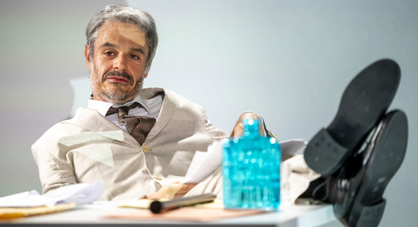 Christian La Rosa nello spettacolo Jekyll e Hyde al Teatro Vascello di Roma