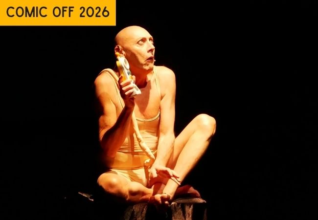 Serafino Iorli nello spettacolo Tutto è bene quel che finisce al Teatro de Servi