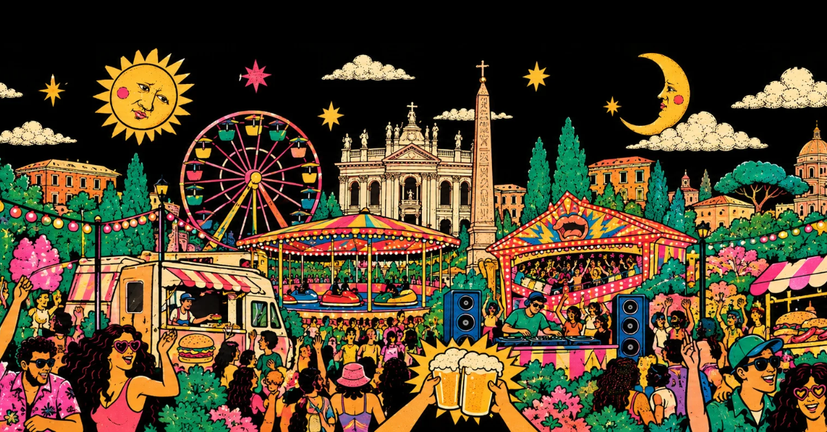 Sotto la Basilica ai Giardini di Via Sannio con musica e DJ set