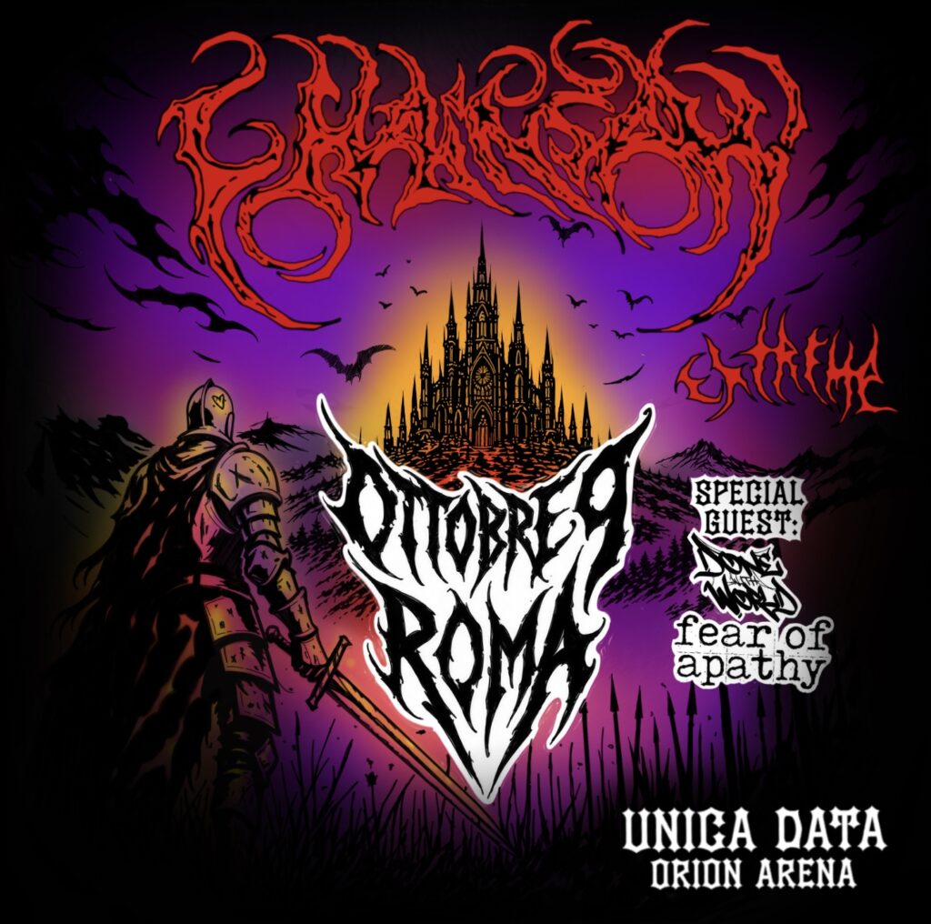 Immagine ufficiale Chainsaw Extreme all’Orion Live Club di Roma il 9 ottobre 2026