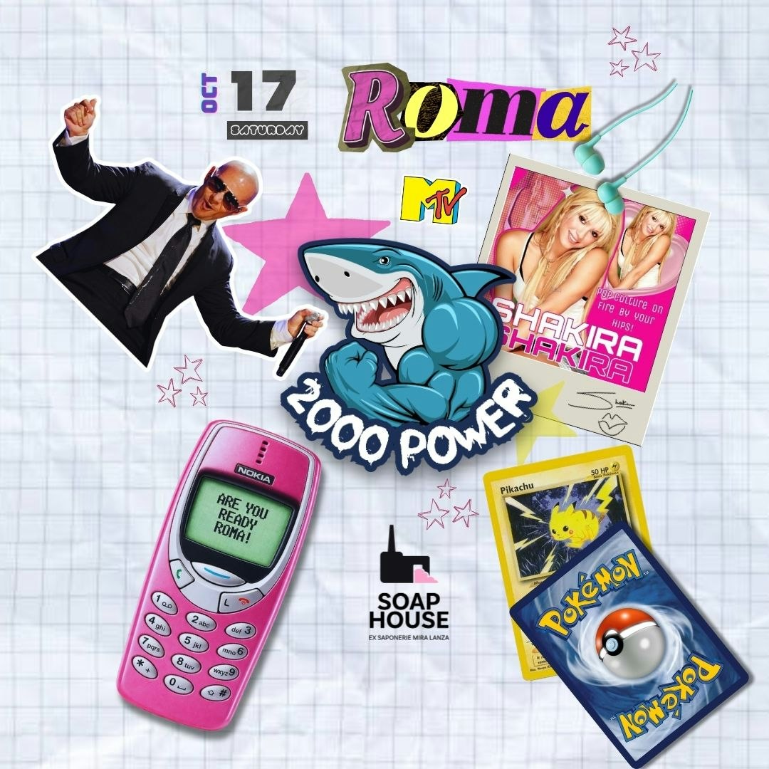 Locandina 2000 Power al Soap House di Roma il 17 ottobre 2026